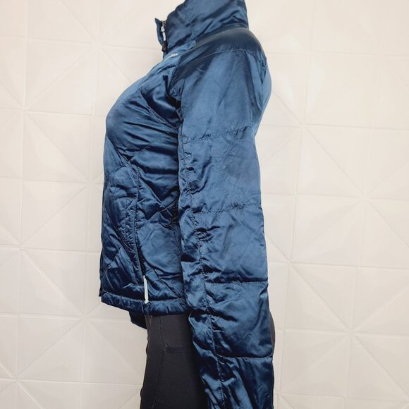 The North Face Women's Blue 550 Down Padded Outdoor Thermal Puffer Jacket Sz XS - Picture 4 of 10